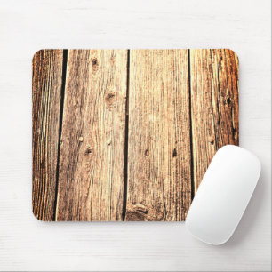 Funny Rustic Weathered Barn Holz Textur Mousepad