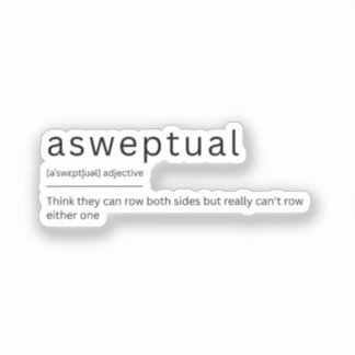 Funny Ruwing dictionary definition als Aufkleber
