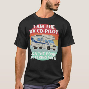 Funny RV Motorhome Co-Pilot Geschenk für Ehefrau T-Shirt