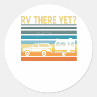 Funny RV Nature Lovers Camping Geschenk Runder Aufkleber