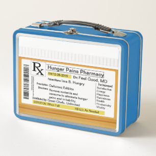 Funny RX Custom Metall Brotdose