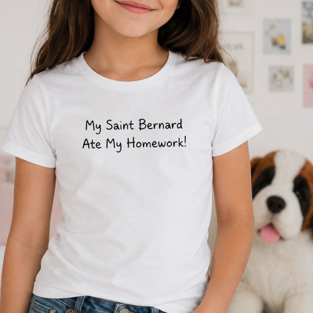 Funny Saint Bernard T-Shirt (Von Creator hochgeladen)