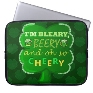 Funny Saint Patrick's Day Beer Laptopschutzhülle