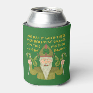 Funny Saint Patrick's Day Schlangen Joke Green Iri Dosenkühler