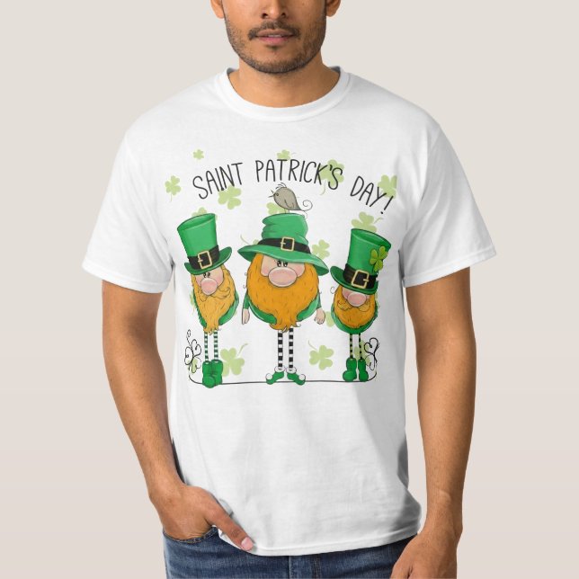 Funny Saint Patrick's Day T-Shirt Irish Shamrock (Vorderseite)