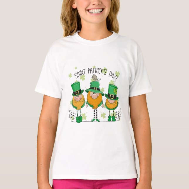 Funny Saint Patrick's Day T-Shirt Irish Shamrock (Vorderseite)