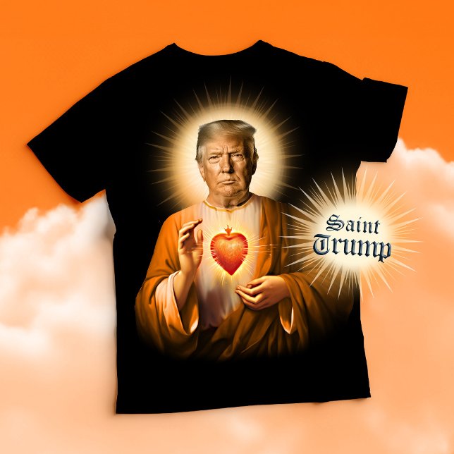 Funny Saint Trump Gebet T-Shirt (Saint Trump Devotional Prayer T-shirts and Gifts)