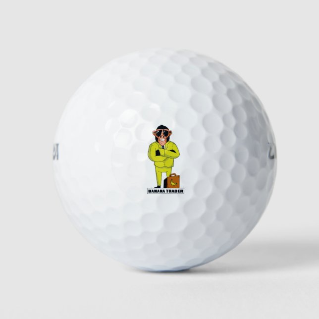 Funny Sales Manager-Geschenk Golfball (Vorderseite)