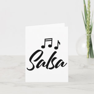 Funny Salsa Dance Tee Shirts Women Salsa Karte
