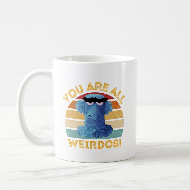 Funny Sam Eagle You are All Weirdos Geschenkidee T Kaffeetasse (Links)