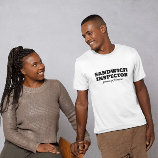 Funny Sandwich Inspector Cheessteuer T-Shirt