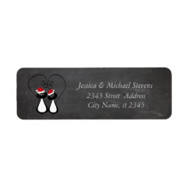 Funny Santa cat Ehepaar Weihnachtsklatsche