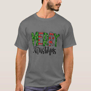 Funny Santa Claus Gesicht Sonnenbrille mit Hutbart T-Shirt