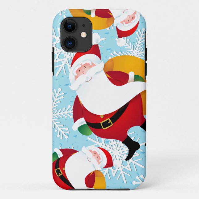 Funny Santa Claus, iPhone-Fall Case-Mate iPhone Hülle (Rückseite)