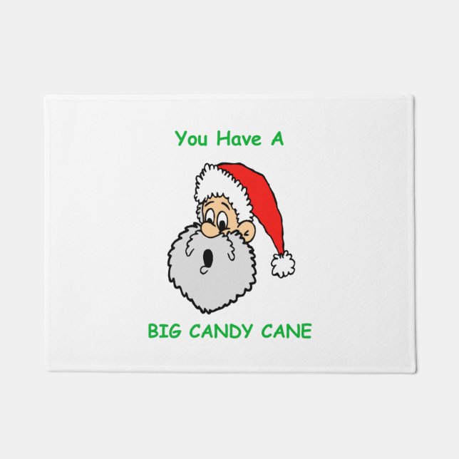 Funny Santa Claus Joke Naughty Dirty Xmas Urlaub Fußmatte (Vorderseite)