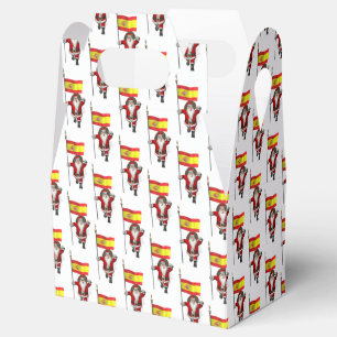 Funny Santa Claus mit Abtritt von Spanien Geschenkschachtel