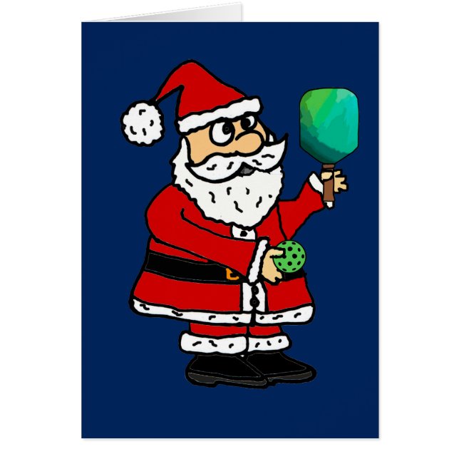 Funny Santa Claus Pickleball Weihnachten (Vorne)