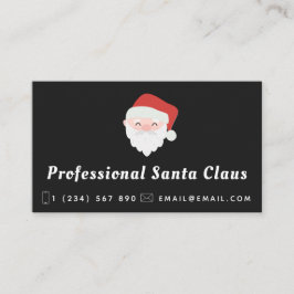Funny Santa Claus Services Weihnachtsthema Festlic Visitenkarte