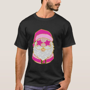 Funny Santa Claus Sonnenbrillen Frohe Weihnachten T-Shirt
