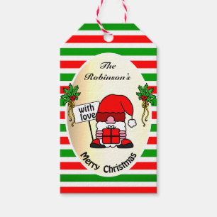 Funny Santa Claus Traditionelles, farbiges Weihnac Geschenkanhänger