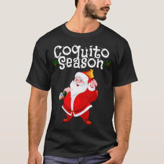 Funny Santa Claus Weihnachten Puerto Rico Coquito T-Shirt