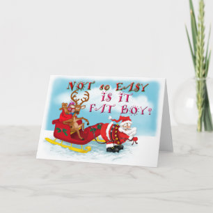 Funny Santa Clause Carte de voeux