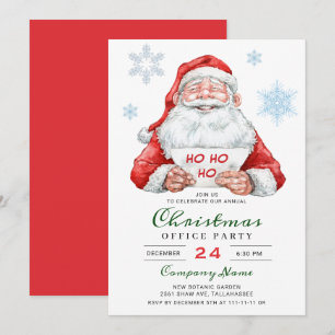 Funny Santa Corporate Weihnachten Weihnachten Part Einladung