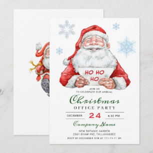 Funny Santa Corporate Weihnachten Weihnachten Part Einladung