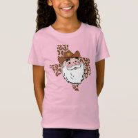 Funny Santa Cowboy Texas Weihnachts-T - Shirt
