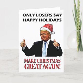 Funny Santa Donald Trump Weihnachten