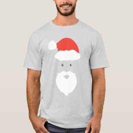 Funny Santa Face frohe Weihnachts Weihnachtsfamili T-Shirt
