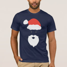 Funny Santa Face frohe Weihnachts Weihnachtsfamili T-Shirt