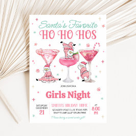 Funny Santa Girls Night Weihnachts Party Einladung