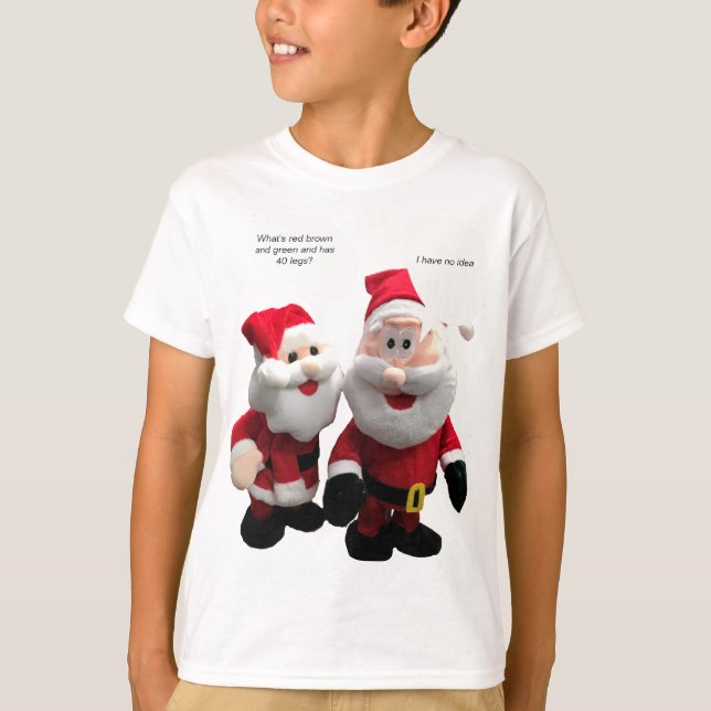 Funny Santa Joke T-Shirt (Vorderseite)