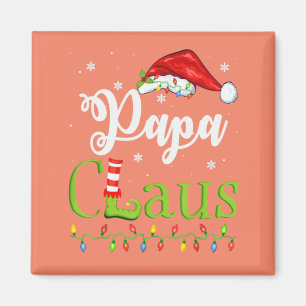 Funny Santa Papa Claus Weihnachts-Matching-Familie Magnet