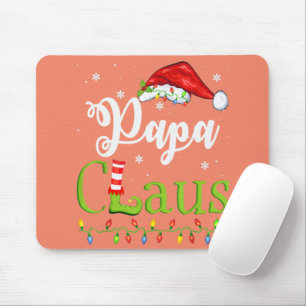 Funny Santa Papa Claus Weihnachts-Matching-Familie Mousepad