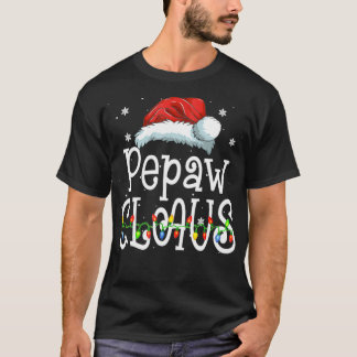 Funny Santa Pepaw Claus Weihnachten Familiengesche T-Shirt