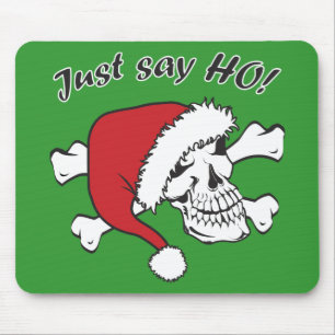 Funny Santa Skull Mousepad