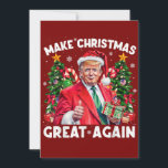 Funny Santa Trump Geschenk | Trump Weihnachten<br><div class="desc">Funny Santa Trump Geschenk | Trump Weihnachtskarte</div>