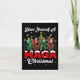 Funny Santa Trump haben sich eine lustige M.a.g.a  Karte