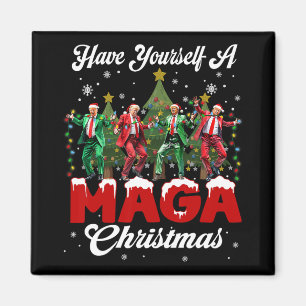 Funny Santa Trump haben sich eine lustige M.a.g.a Magnet