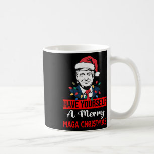 Funny Santa Trump haben Sie ein frohes Weihnachtsf Kaffeetasse