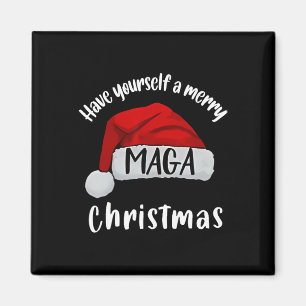 Funny Santa Trump haben Sie ein frohes Weihnachtsf Magnet