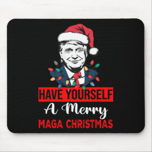 Funny Santa Trump haben Sie ein frohes Weihnachtsf Mousepad