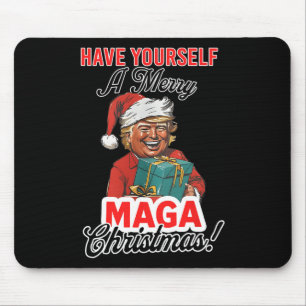 Funny Santa Trump haben Sie ein frohes Weihnachtsf Mousepad