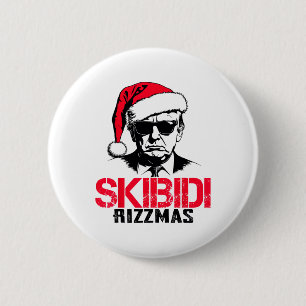 Funny Santa Trump Skibidi Rizzmas Dies ist die Sai Button