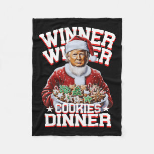 Funny Santa Trump Weihnachts Gewinner Cookies Fleecedecke