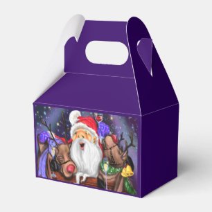 Funny Santa und Reindeers Weihnachts-Party - Chef Geschenkschachtel