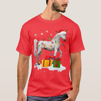 Funny Santa Unicorn WeihnachtsLICHT Lover Christm T-Shirt