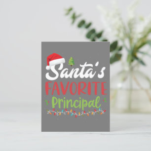 Funny Santa's Lieblingsweihnachtsfest Postkarte